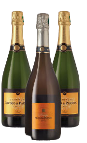 Nicolo & Paradis Champagne Trio